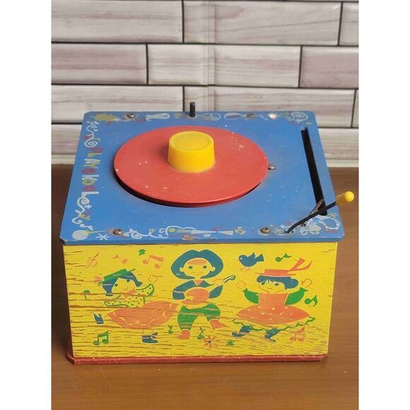 Vintage 1960's Playskool Music Box Toy #A64 - Picture 5 of 8